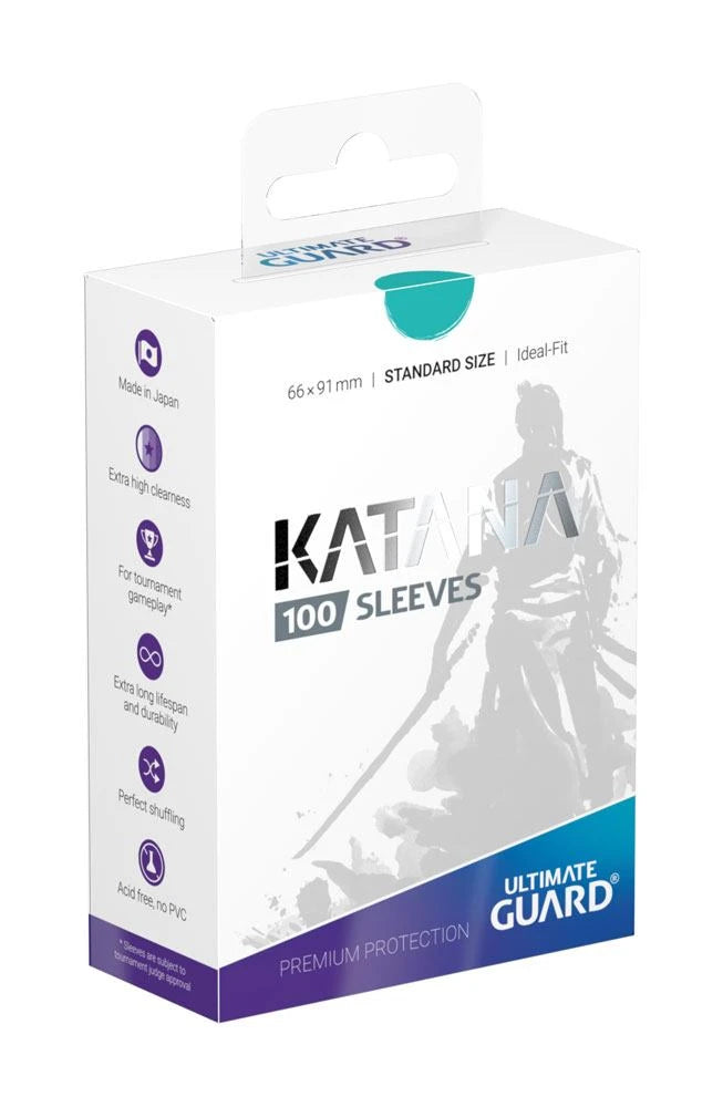 Ultimate Guard Katana Sleeves Standard Size Turquoise – 100 pieces